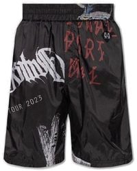 44 Label Group - Graphic Printed Bermuda Shorts - Lyst