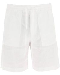 Zegna - Casual Linen Shorts - Lyst
