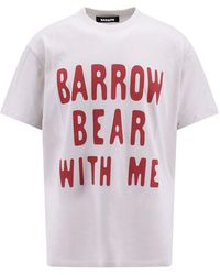 Barrow - Logo Printed Crewneck T-shirt - Lyst