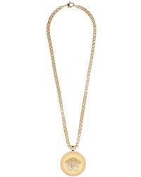 Versace Medusa Pendant Necklace - Metallic