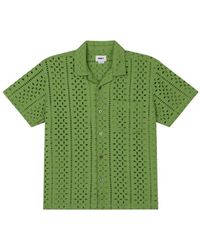 Obey - Eyelet Short Sleeve Shirt - Lyst