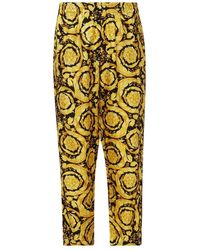 Versace - Allover Baroque Pattern Pajama Pants - Lyst