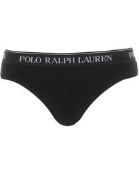 Ralph Lauren - Logo Band Three-pack Briefs - Lyst