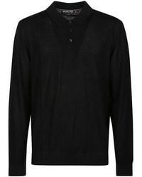 Michael Kors - Core Long Sleeve Polo Shirt - Lyst