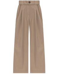Moncler - Trousers With Wide Legs - Lyst