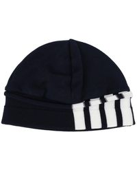 Thom Browne - Classic Jersey 4-Bar Loopback Beanie - Lyst