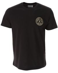 Versace Jeans Couture - Logo Printed Crewneck T-Shirt - Lyst