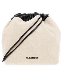 Jil Sander - Logo Print Bucket Crossbody Bag - Lyst