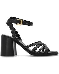 See By Chloé - Kaddy Ankle-strapped Heeled Sandals - Lyst