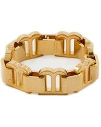 Balenciaga - Hourglasses Logo-plaque Bracelet - Lyst