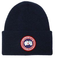 Canada Goose - Wool Hat With Logo, - Lyst