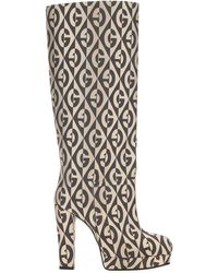 thigh high boots gucci