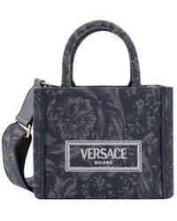 Versace - Barocco Athena Top Handle Bag - Lyst