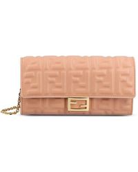 【FENDI】Wallet On Chain Baguette バゲットウォレット Wallet On Chain Baguette Fabric Blue | Fendi