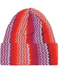 Missoni - Wool Beanie Hat - Lyst