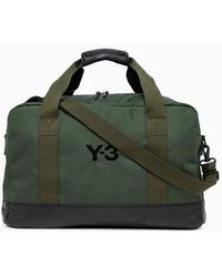 Y-3 Classic Logo-patch Detail Duffel Bag - Green