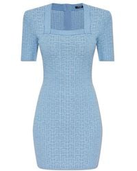 Balmain - Fitted Dress - Lyst
