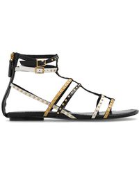 Tory Burch - Capri Ankle-strap Studded Sandals - Lyst