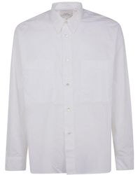 Studio Nicholson - Salin Long Sleeved Buttoned Shirt - Lyst