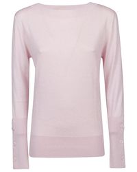 Snobby Sheep - Button Detail Sweater - Lyst