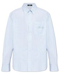Versace - Striped Pattern Shirt, - Lyst