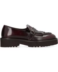 Doucal's - Fringed Round Toe Loafers - Lyst