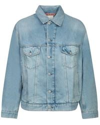 Acne Studios - Relaxed Fit Denim Jacket - Lyst