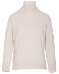 Max Mara - 'Max Mara Quercia High Neck Long-Sleeved Jumper - Lyst