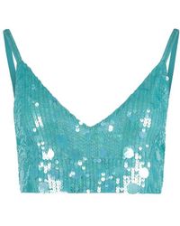 P.A.R.O.S.H. - Sequin Top - Lyst