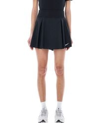 Nike - Logo-printed Pleated Sport Mini Skirt - Lyst