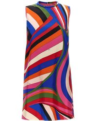 Emilio Pucci - Iride-printed Sleeveless Dress - Lyst
