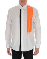 DSquared² Contrast Panel Shirt - White