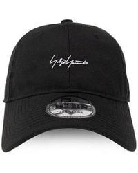 Yohji Yamamoto - Logo Embroidered Curved Peak Cap - Lyst