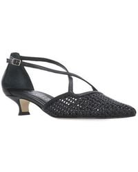 The Seller - Ankle Strap Kitten Heel Pumps - Lyst