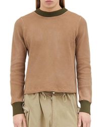 Charlie Constantinou - Panelled Waffle Scarf Embellished Top - Lyst