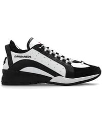 DSquared² - Legendary Leather Low-top Sneakers - Lyst