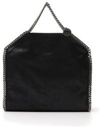 Stella McCartney Falabella Chain-linked Large Tote Bag - Black