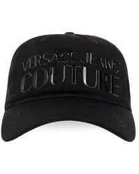 Versace Jeans Couture - Logo-rubberised Curved Peak Baseball Cap - Lyst