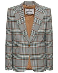 Vivienne Westwood - Checked Single-breasted Jacket - Lyst