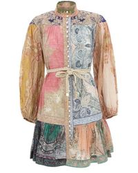 Zimmermann Andie コットンブレンドミニドレス ワンピース ミニ