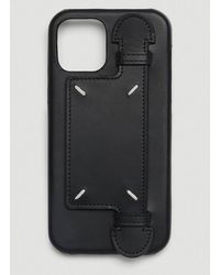 Maison Margiela Four Stitch Card Wallet Iphone 12 Pro Case - Black