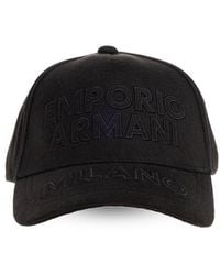 Emporio Armani - Baseball Cap With Logo, - Lyst