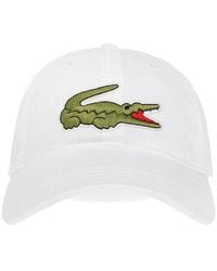 Lacoste - Embroidered-logo Detail Baseball Cap - Lyst