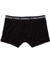 Karl Lagerfeld Premium Karl Logo Boxer Mens Clothing Underwear Boxers 3 Pack for Men 