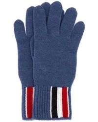 Thom Browne - Air Force Blu Wool Gloves - Lyst