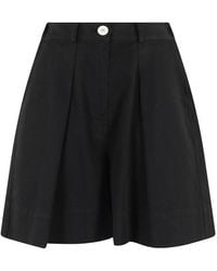 Malo - Pleated Tailored Shorts - Lyst