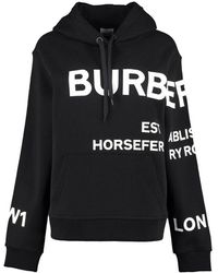 Burberry Poulter Logo Hoodie - Black