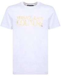 Versace - S Logo Tick Foil T-shirt - Lyst