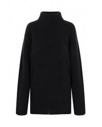Ann Demeulemeester - High-Neck Long-Sleeved Sweater - Lyst