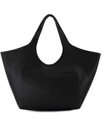 トートバッグ ANINE BING BLACK LEATHER LILI TOTE BAG 23842531_54600881_600.jpg